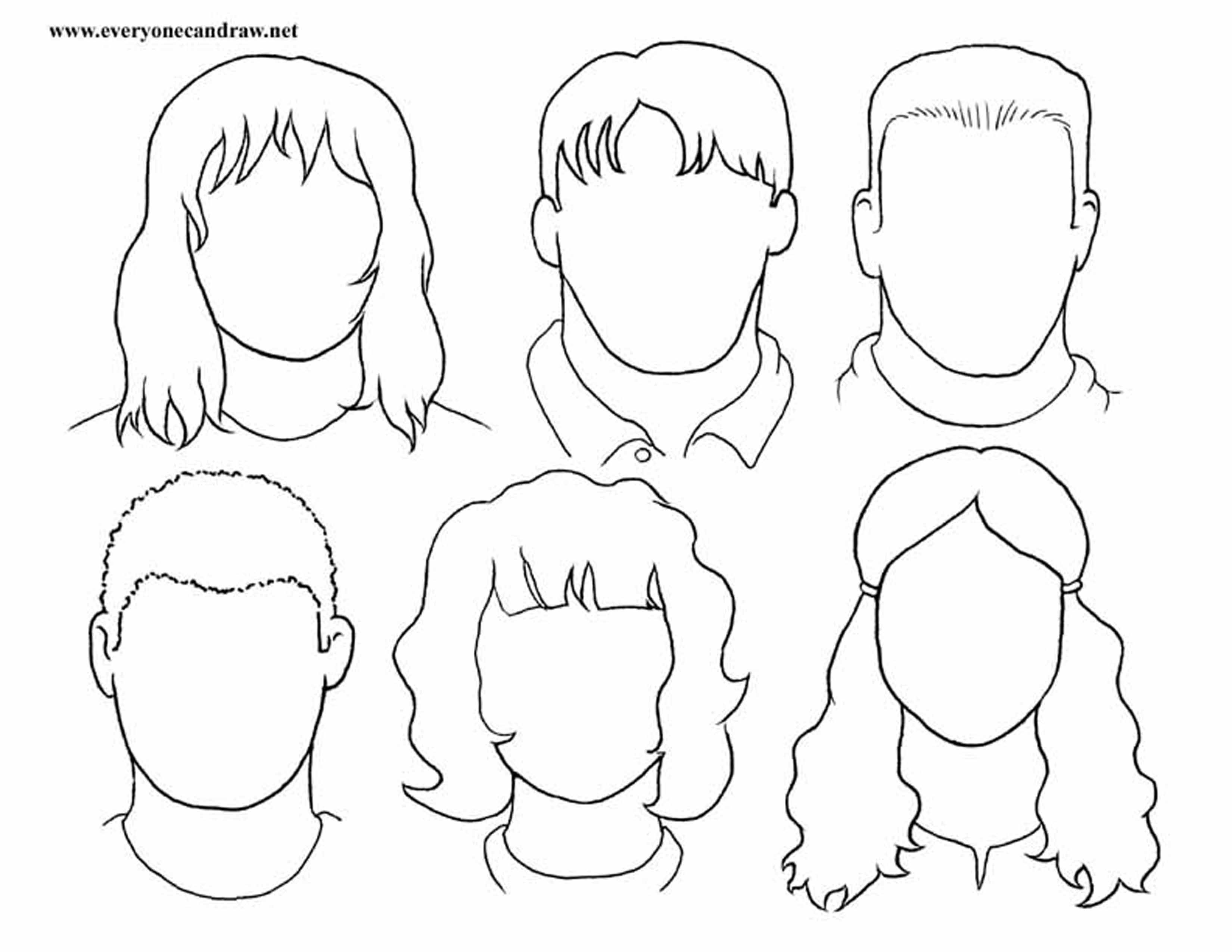 PORTRAIT DRAWINGS step by step instructions